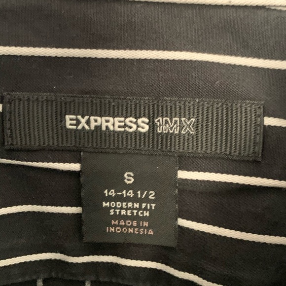 Express 1MX Slim Fit Dress Shirt Small 14-14.5 - Picture 2 of 2